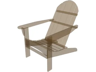 Chair Adirondak 3D Model