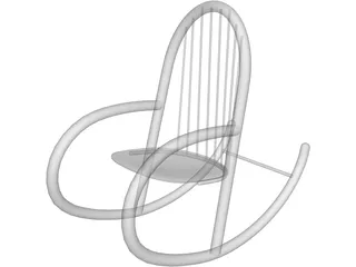 Chair Rocker 3D Model