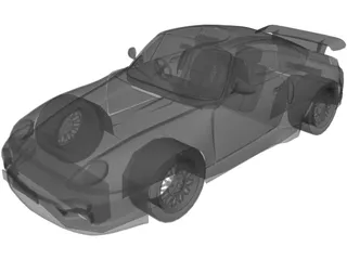 Porsche 911 993 (2001) 3D Model