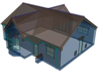 Bungalow 3D Model