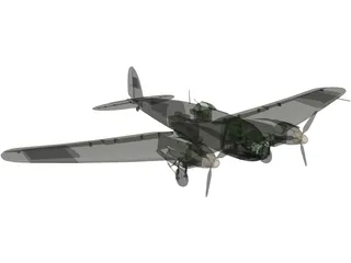 Heinkel He 111 H 3D Model