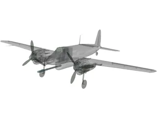 Henschel Hs 129 B 3D Model