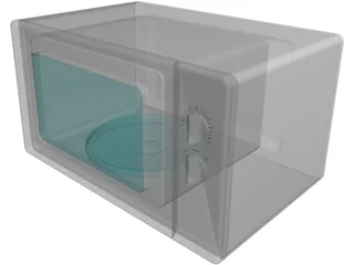 Microwave 3D Model