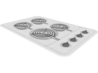 Stove Top 3D Model