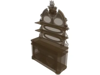 Victorian Sideboard  3D Model