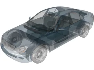 Mercedes-Benz S-class (2003) 3D Model