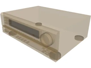 Denon Amplifier 3D Model