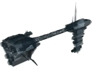 Nebulon Ship 3D Model