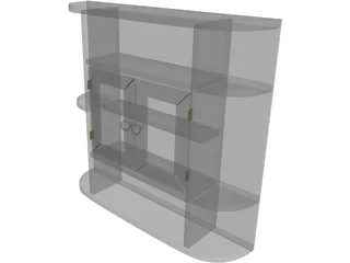 Bathroom Cabinet 3D Model