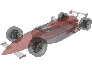 Indy Car 3D Model