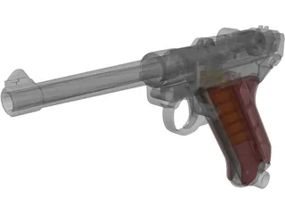Luger P08 3D Model