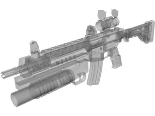 Gun 3D Model