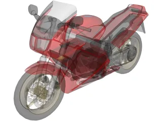 Honda VFR750RC36 3D Model