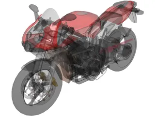 Honda CBR600 Street 3D Model
