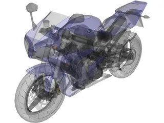 Yamaha R1 (2002) 3D Model