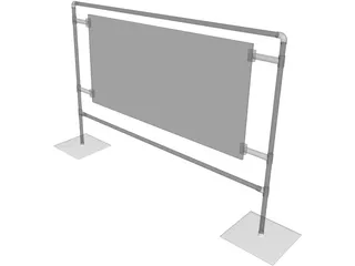 Graphics Display Panel 3D Model