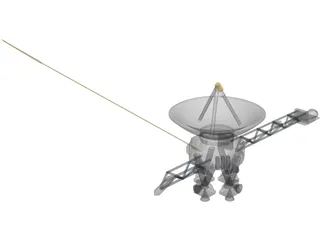 Voyager Space Craft 3D Model