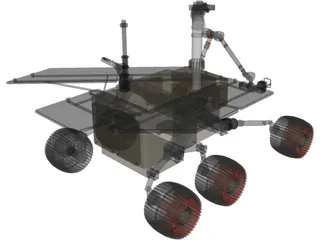 Athena Mars Rover 3D Model