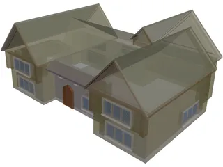 House Country English 3D Model