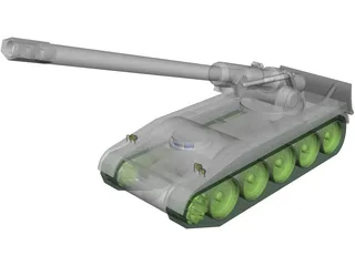 M110 SP Artillery 3D Model