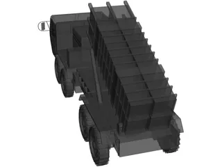 MIM-101 Patriot Mounted 3D Model