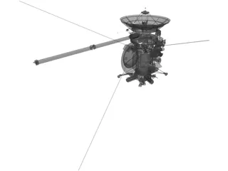 Cassini Orbiter NASA Probe 3D Model