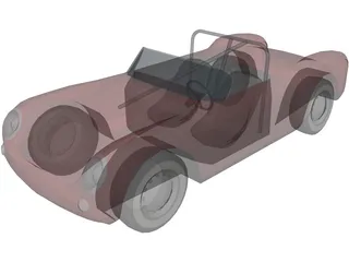 Porsche Roadster (1955) 3D Model