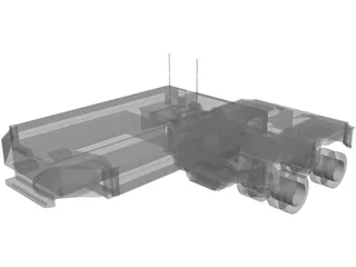 Goldhofer Hydraulic Gooseneck (2000) 3D Model