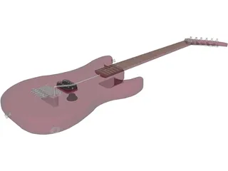 Guitar Kramer Baretta Van Halen 3D Model