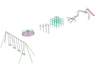 Playground Set 3D Model