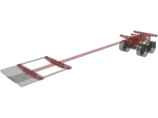 Trailer Groto Extendable (1976) 3D Model