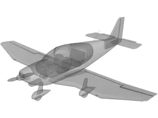 Robin DR400 3D Model