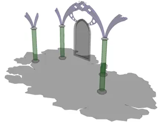 Archway Cemetery 3D Model