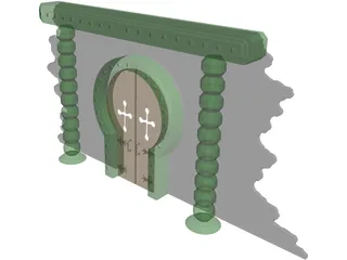 Archway Tomb 3D Model