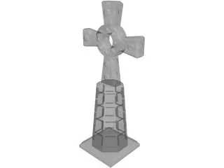 Cross Celtic 3D Model