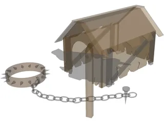 Dog House 3D Model