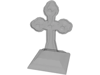 Gothic Grave 3D Model