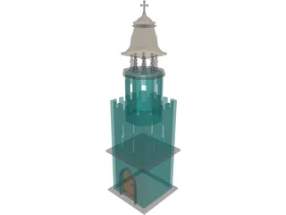 Tower Christian 3D Model