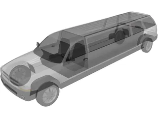 Dodge Durango Limo 3D Model