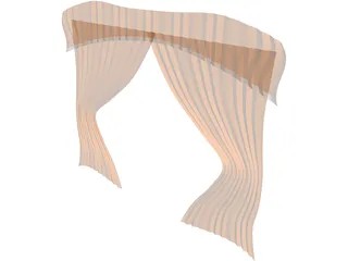 Curtains 3D Model