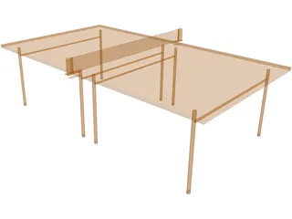 Pinpong Table 3D Model