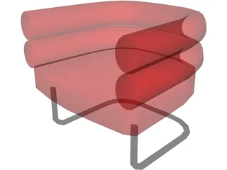 Chair Bibendum 3D Model