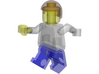 Lego Man 3D Model