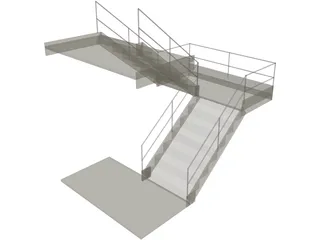 Stairs 3D Model