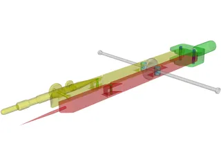 Beam Compass 3D Model