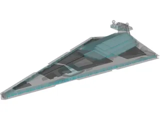 Star Wars Imperial Star Destroyer 3D Model