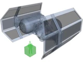 Star Wars Imperial TIE Bomber 3D Model