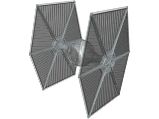Star Wars Imperial TIE Fighter 3D Model