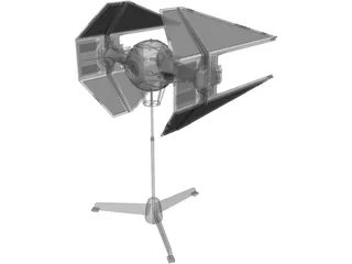 Star Wars Imperial TIE Interceptor 3D Model