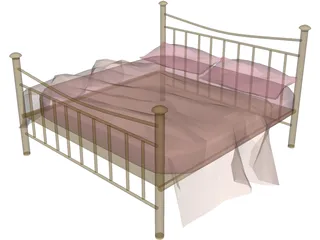 Bed Frame 3D Model - 3D CAD Browser